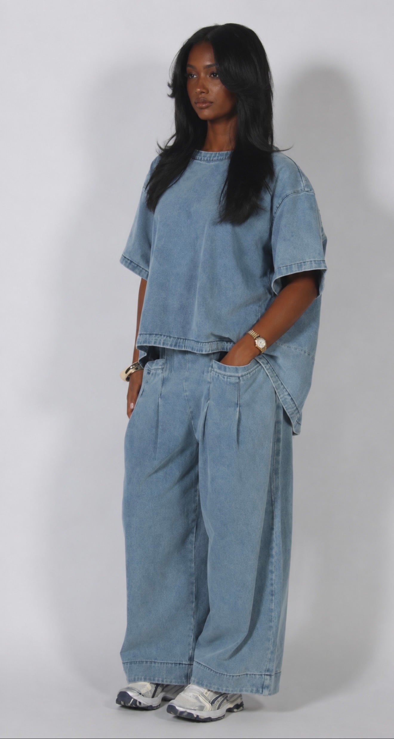 Ensemble Denim Oversize