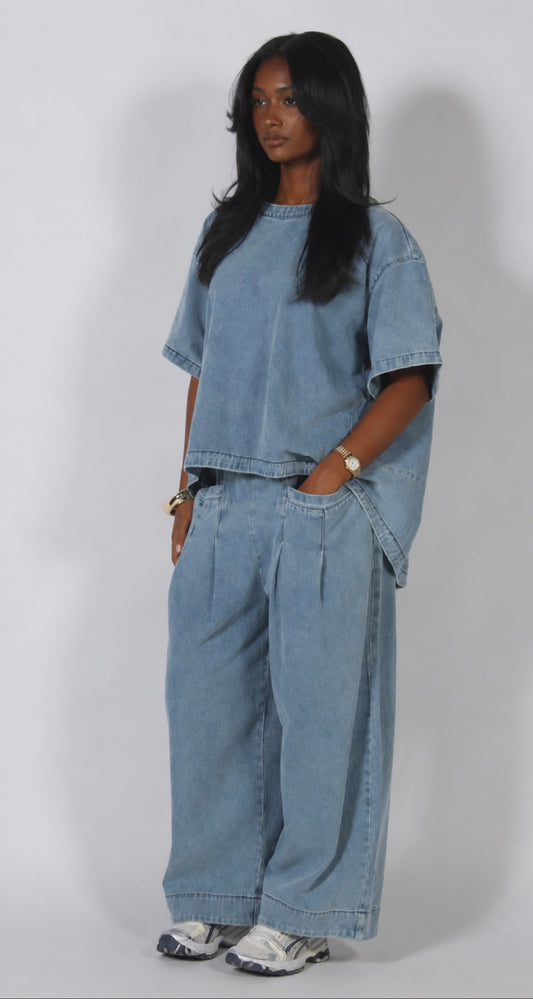 Ensemble Denim Oversize