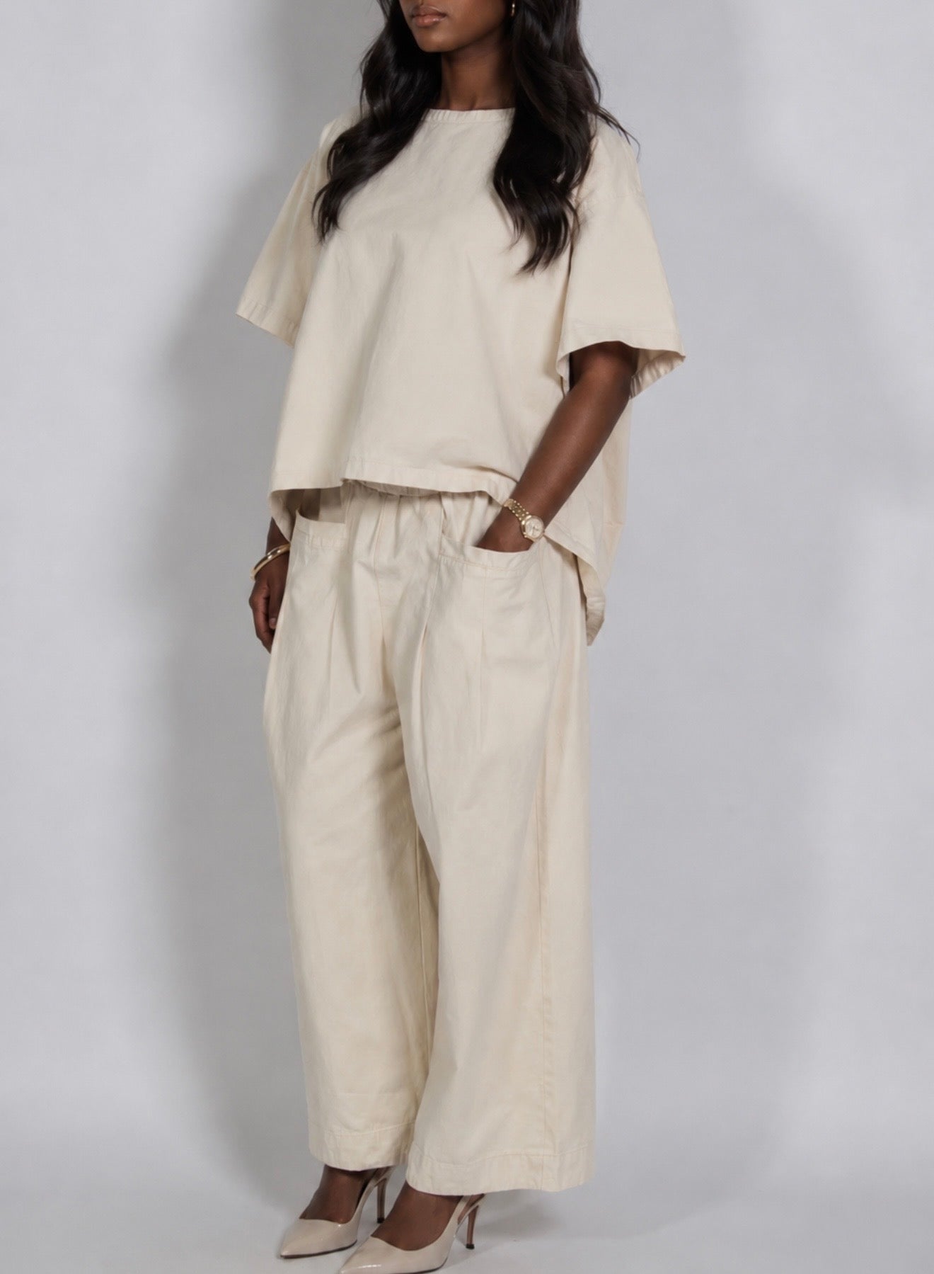 Ensemble Denim Oversize